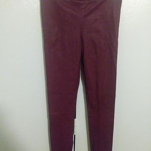 Leather lamb vince women pant size M